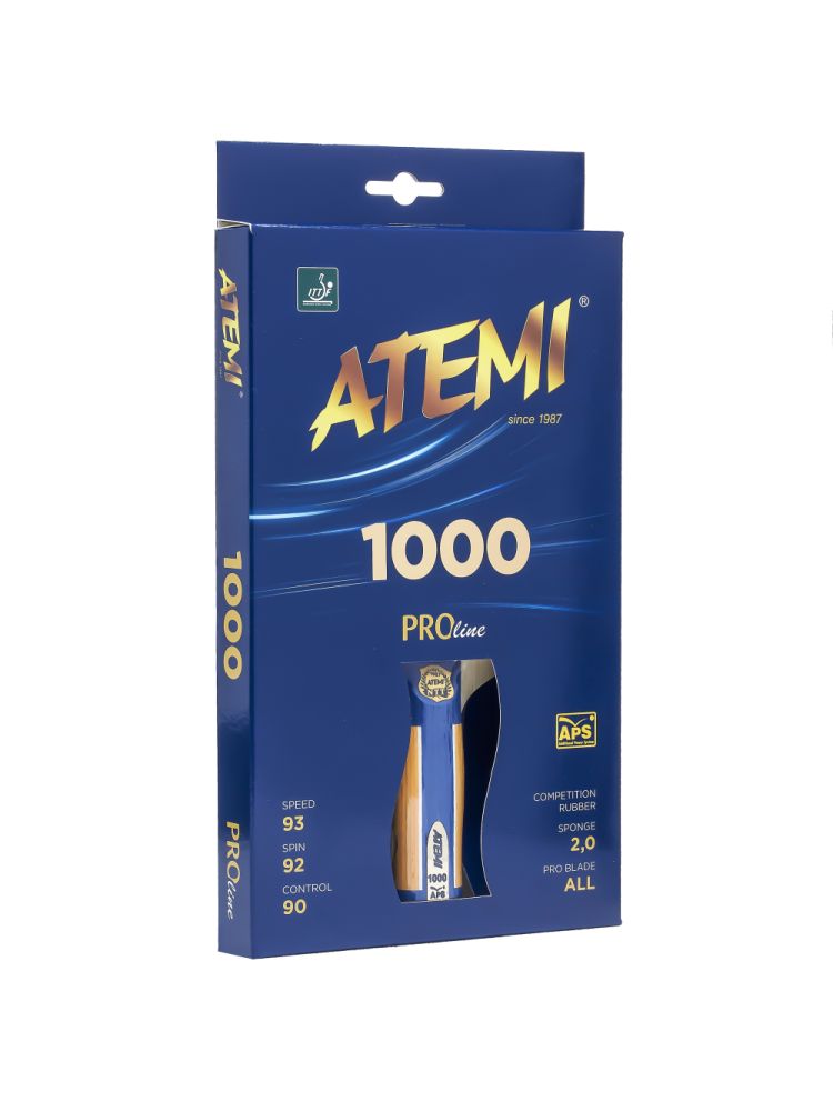 Уценка - Ракетка для настольного тенниса Atemi PRO 1000 CV (без защитной пленки)