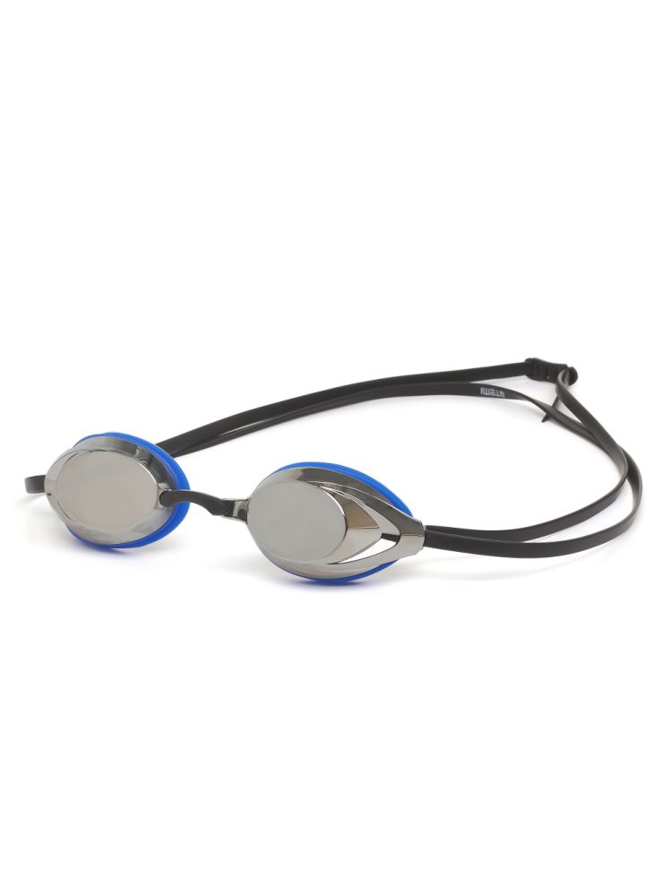 Очки для плавания Atemi, зерк., силикон (голубой), M200M