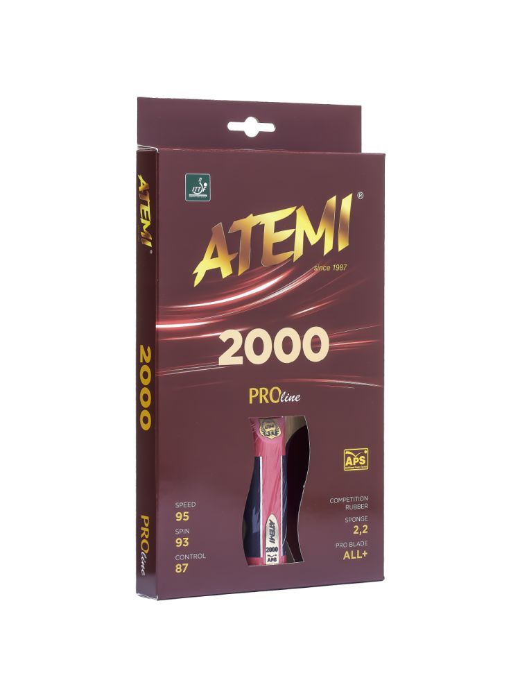 УЦЕНКА Ракетка для настольного тенниса Atemi PRO 2000 CV (без защитной пленки)