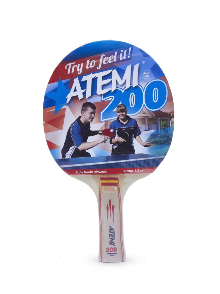УЦЕНКА Ракетка для настольного тенниса Atemi 200 AN (без защитной пленки)