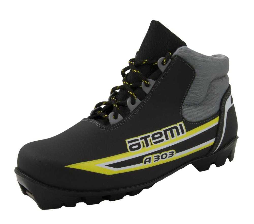 Ботинки лыжные Atemi A303, Крепление: NNN, жёлтый