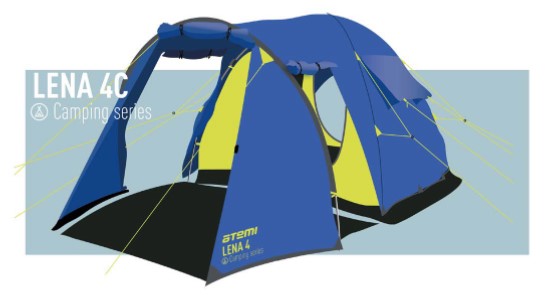 Палатка туристическая Аtemi LENA 4C