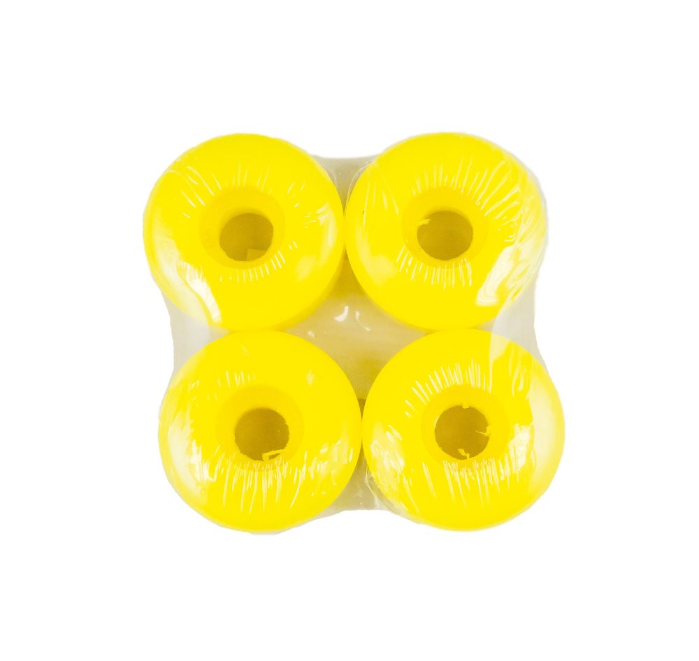 Набор желтых полиуретановых колес для скейтборда Atemi 50х30мм 85А, AWS-17.05