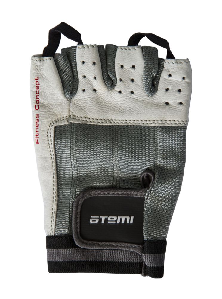 Перчатки для фитнеса Atemi, AFG02L, черно-белые, размер L