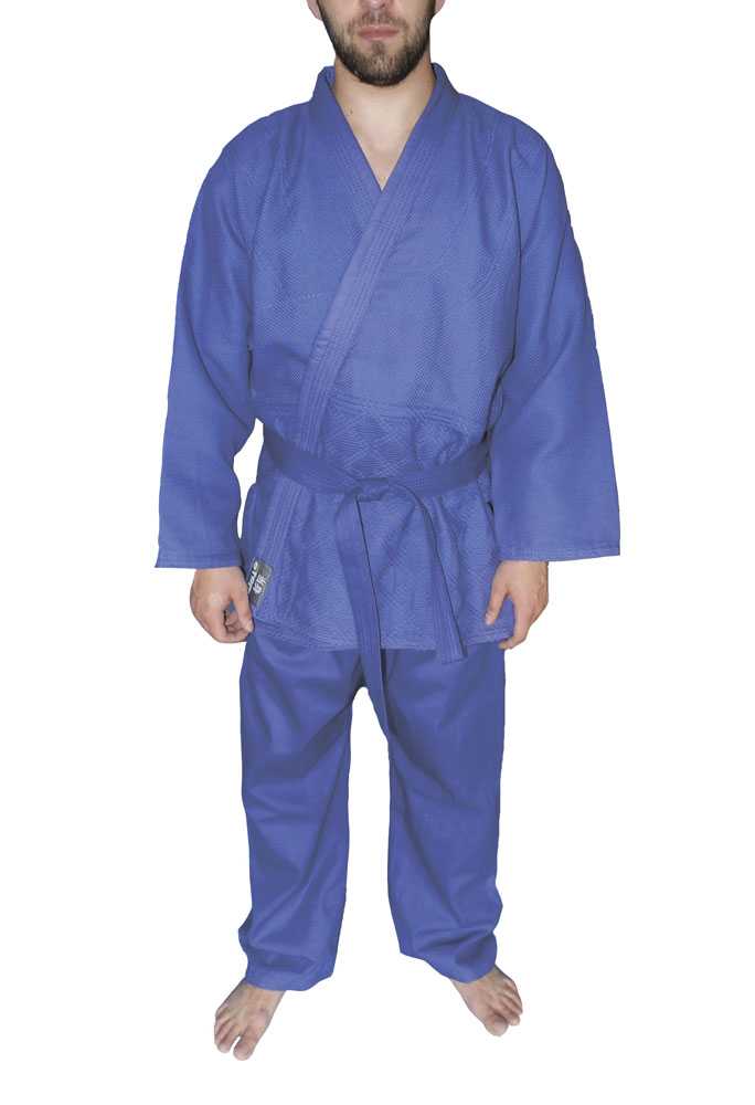 Кимоно для дзюдо, синее, плотность 625 гр/м2, AX7