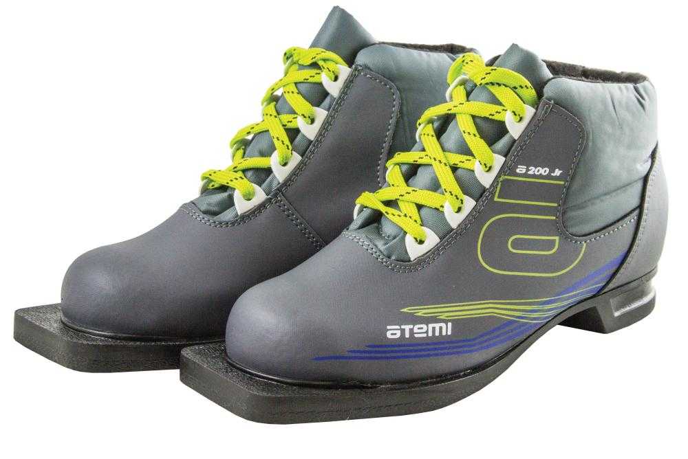 Лыжные ботинки А200 Jr Grey, размер 30, Крепление: 75мм
