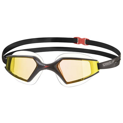 Очки для плавания SPEEDO AQUAPULSE MAX 2 Mirror Goggles AU GOLD ((A260) чер/оран, one size