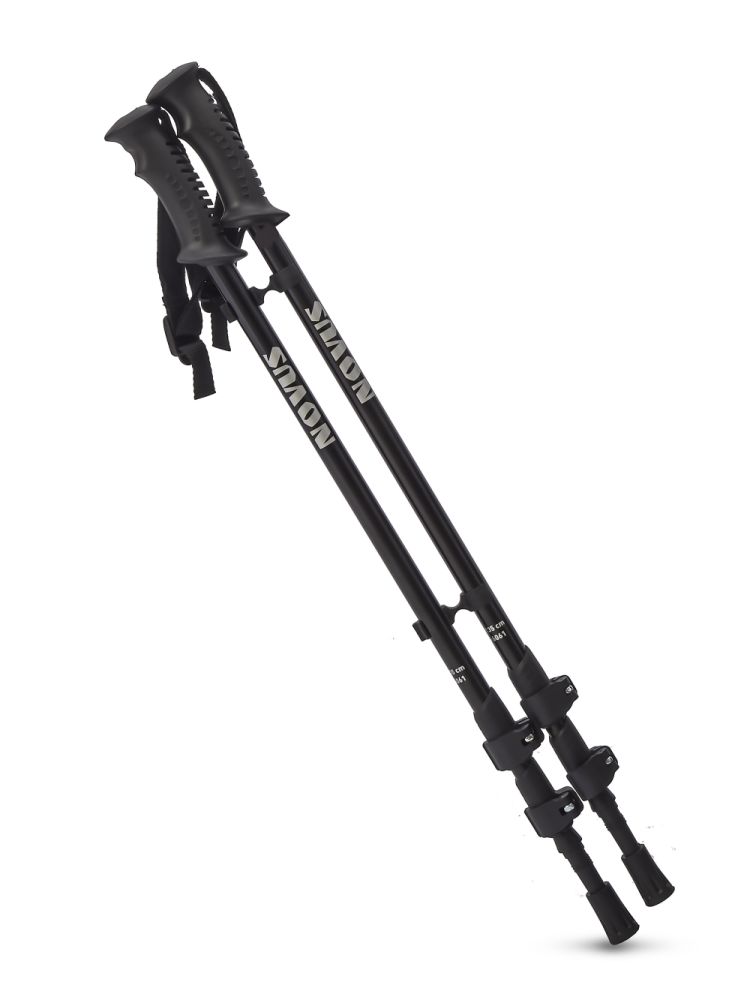 Треккинговые палки Novus телескоп., 18/16/14 мм, flip lock, р. 65-135 см, NTP-01 black
