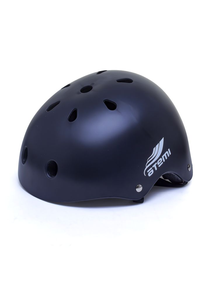 Шлем защитный подростковый ATEMI, цвет черный, размер окруж (52-56 см), М (8-15 лет), AH07BM