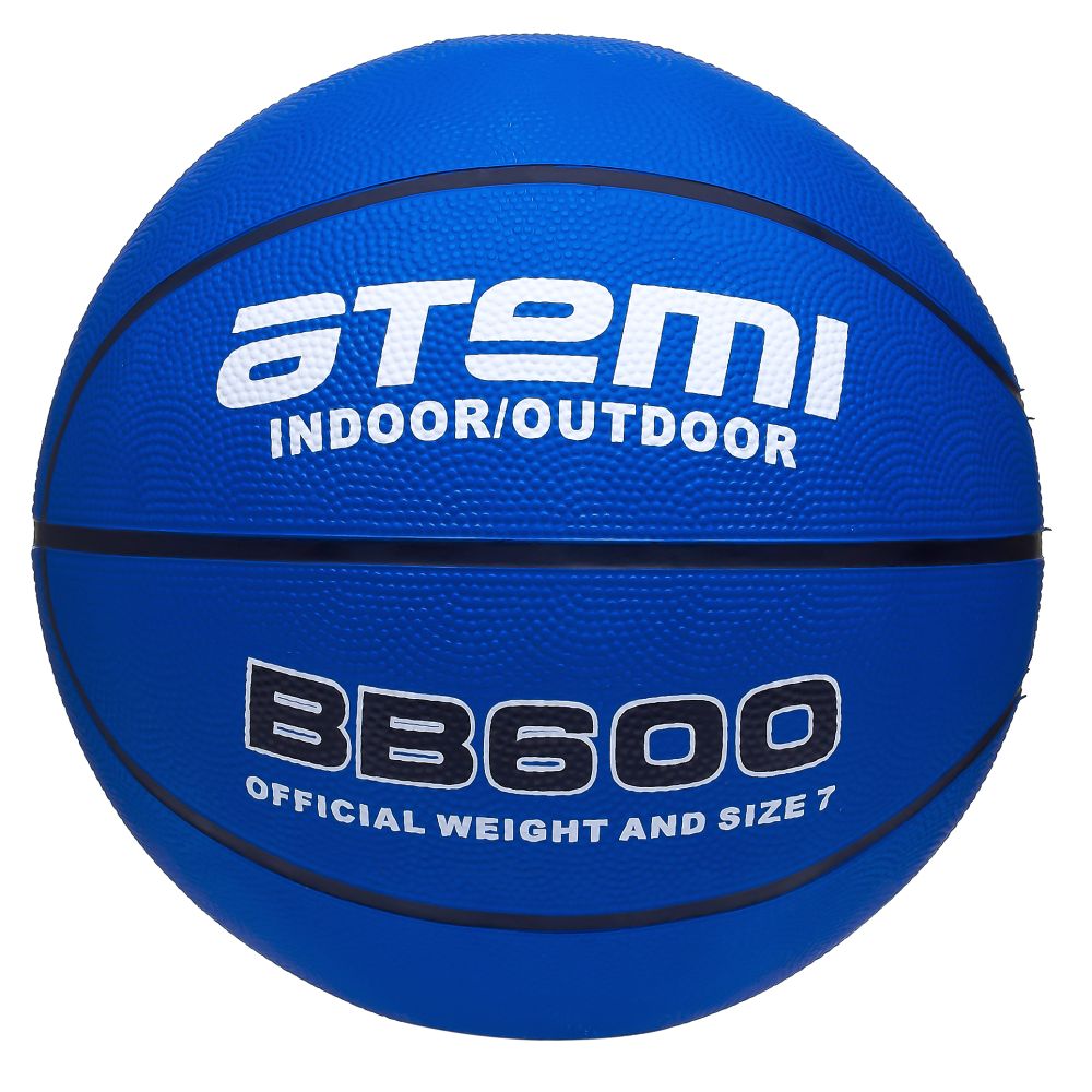 Мяч баскетбольный Atemi, р. 7, резина, 8 панелей, BB600, окруж 75-78, клееный