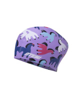 Шапочка для плавания Atemi long hair cap Flower pony, силикон, Цвет: принт, TLH1FP