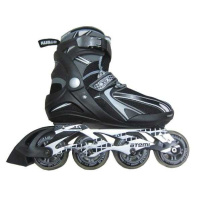 Роликовые коньки мужские черн/сер, Alu, Abec7, 84mm PU, Размер, 40, X9 man Роликовые коньки мужские черн/сер, Alu, Abec7, 84mm PU, Размер, 40, X9 man