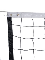 Сетка волейбольная, 9.7х1 м., трос нейлон, PE нить 1.3 мм., T4001N1-BK