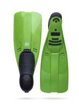 Ласты для плавания Atemi, р-р M (39-40), зеленый, 204G