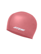 Шапочка для плавания Atemi kids silicone cap Bright red, силикон, Цвет: красный, KSC1R