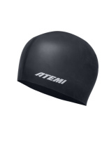 Шапочка для плавания Atemi kids silicone cap Deep black, силикон, Цвет: черный KSC1BK