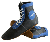 Самбовки, кожа, синий, размер 43, ASSH-01