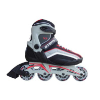 Роликовые коньки мужские, красный/чер/сер, Alu, Abec5, 80mm PU, Размер, 38, X5 man Роликовые коньки мужские, красный/чер/сер, Alu, Abec5, 80mm PU, Размер, 38, X5 man