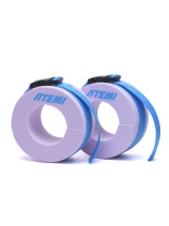 Манжеты для аквааэробики Atemi Foam Aqua Cuffs, материал EVA, размер: 30*15*5 см. Цвет: сиреневый, F