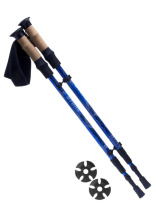 Треккинговые палки Atemi телескоп., 18/16/14 мм, Flip lock, antishok, р. 65-135 см, ATP-05 blue